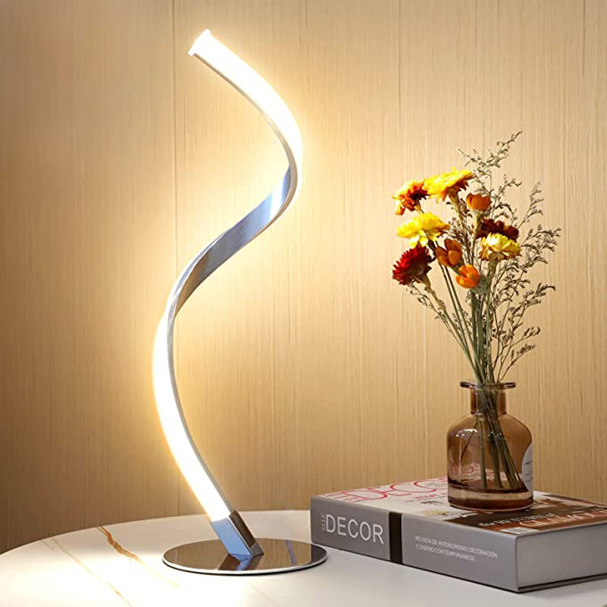Unique Twist Table Lamp