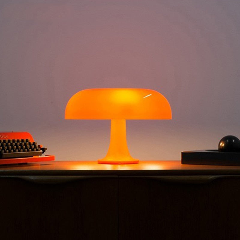 Elegant Acrylic Mushroom Table Lamp