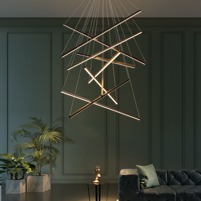 Elegant Linear Bar Chandelier