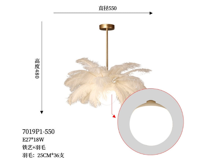 Buy Plume Chandelier 