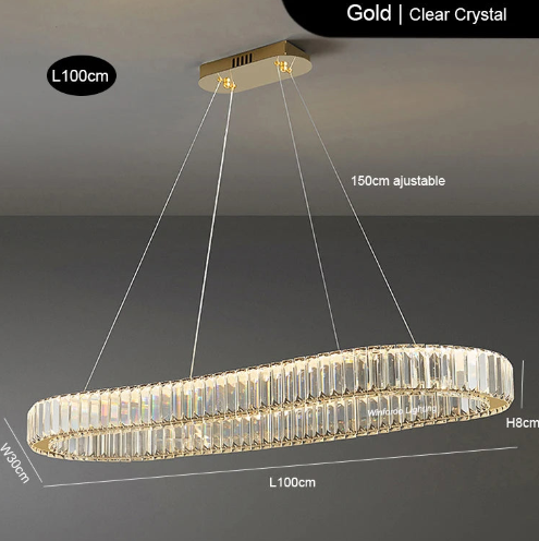 Awesome Almuealaq Oval Rings Chandelier