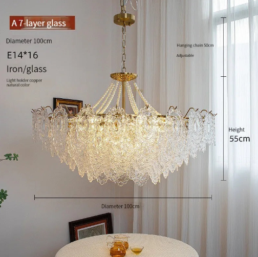 Awesome Bariq Glass Chandelier