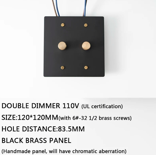 Awesome Black-G Brass Panel Plate