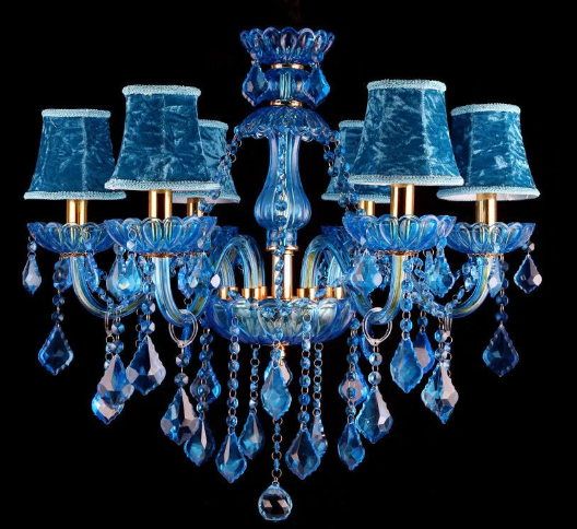 Awesome Brigitte Chandelier-Blue