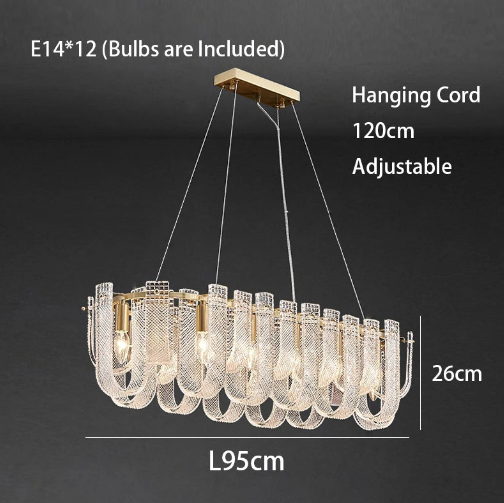 Awesome Mudil Linear Chandelier