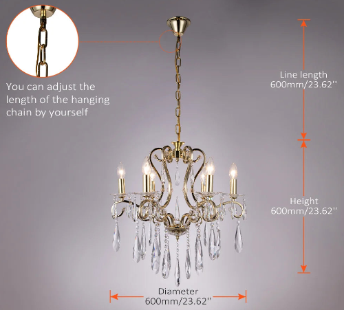 Awesome Taqlidi Chandelier Light