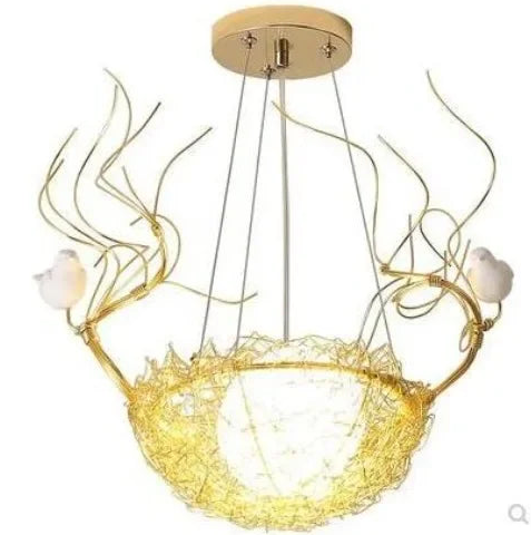 Beautyfull_Gold_Nest_Chandelier