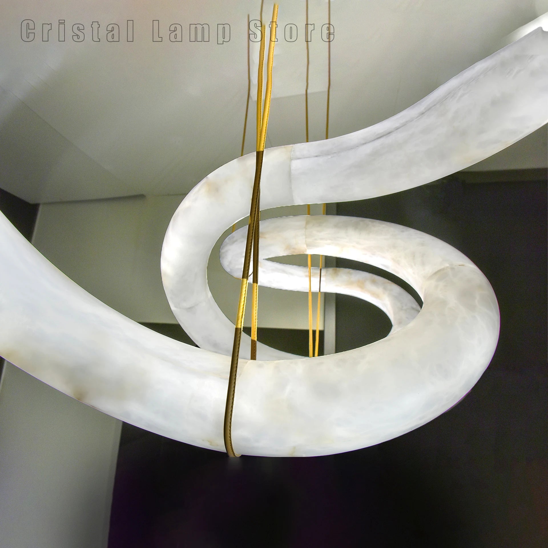 Beautyfull Maat Alabaster Chandelier