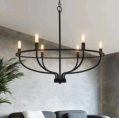 Best Basit Metal Chandelier