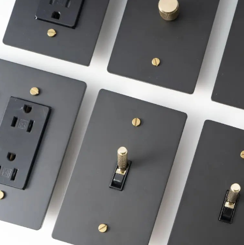 Best Brass Mixed Dimmer Switch_2-Gang