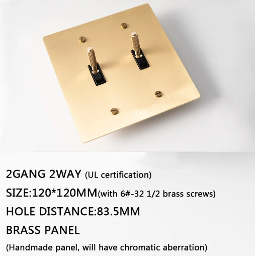 Best Buy Golden Brass Panel Switch