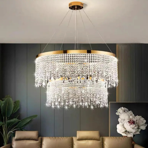 Best Rexana Crystal Tiered Chandelier