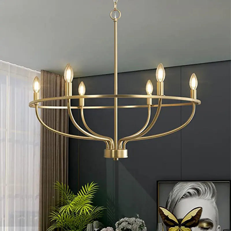 Best Basit Metal Chandelier