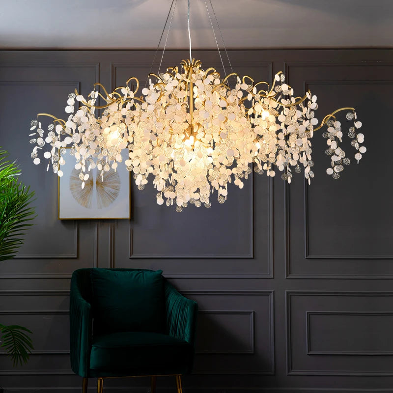 Best Opus Oval Tree Branch Chandelier