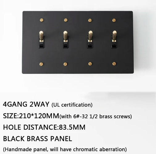 Buy Black-G Brass Panel Plate