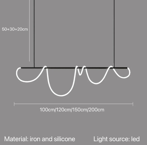 Buy Linea Chandelier Size Chart