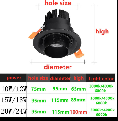 Buy Winry Downlight Size