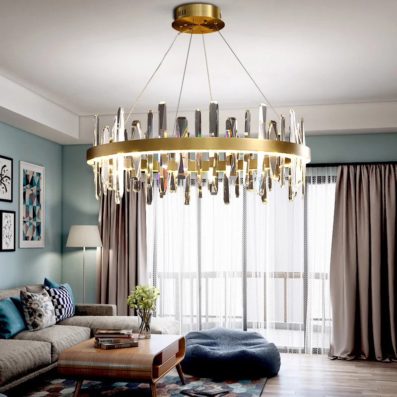 Buy Betula Round Crystal Chandelier