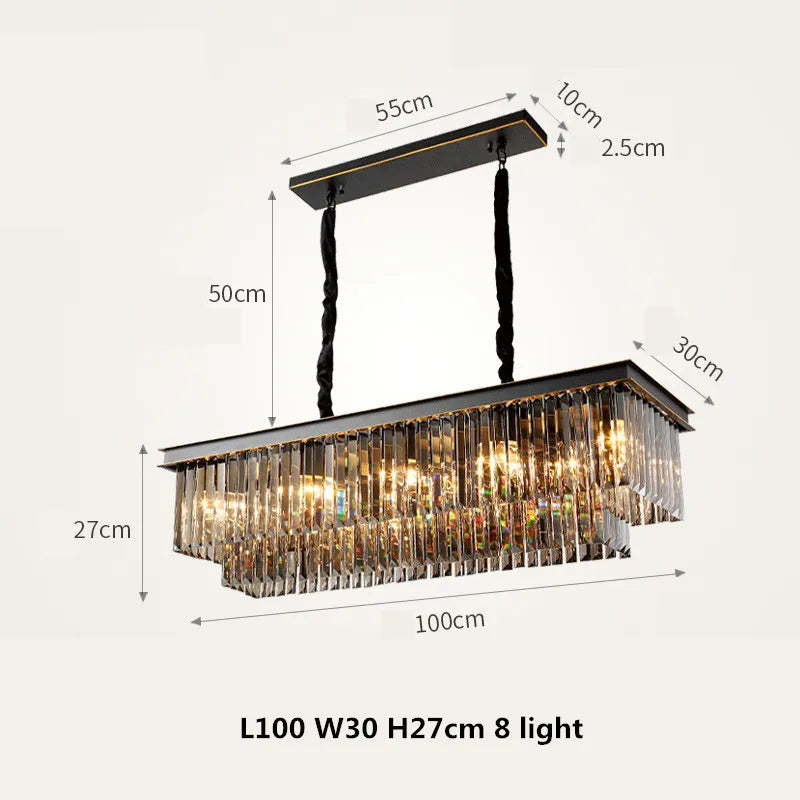 Buy Black 100cm Ziva Chandelier