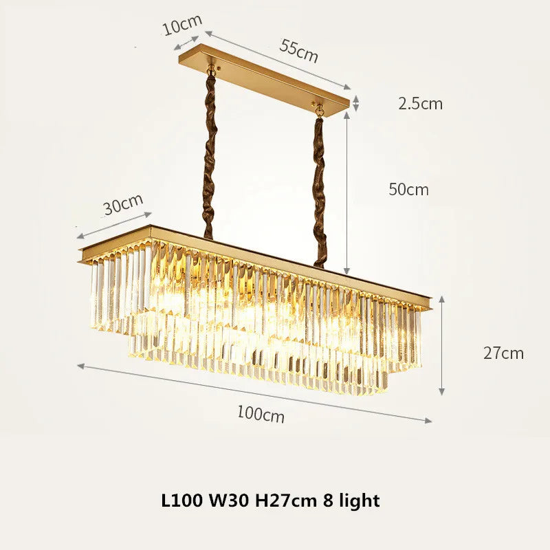 Buy Gold 100cm Ziva Chandelier