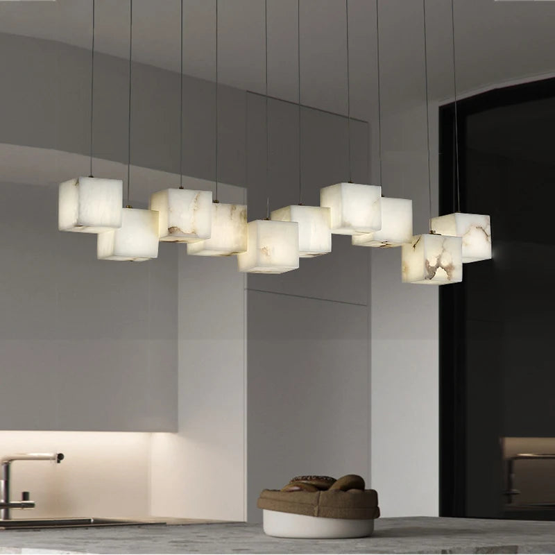 Buy Kybos Alabaster Chandelier Light