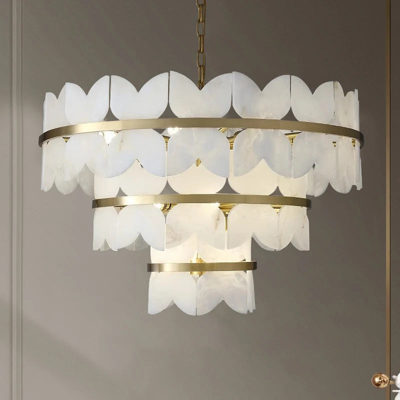 Buy Patanga Alabaster Chandelier Light