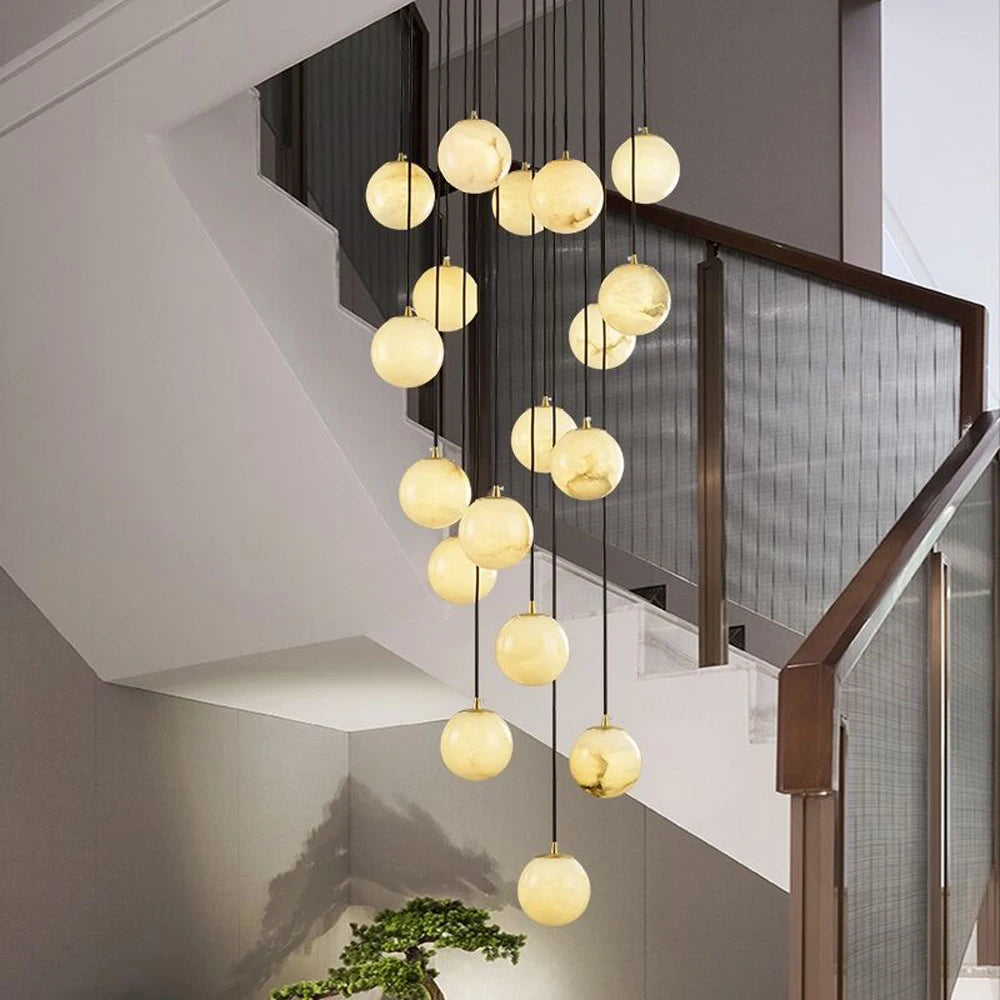 Buy Tama Alabaster Chandelier Light