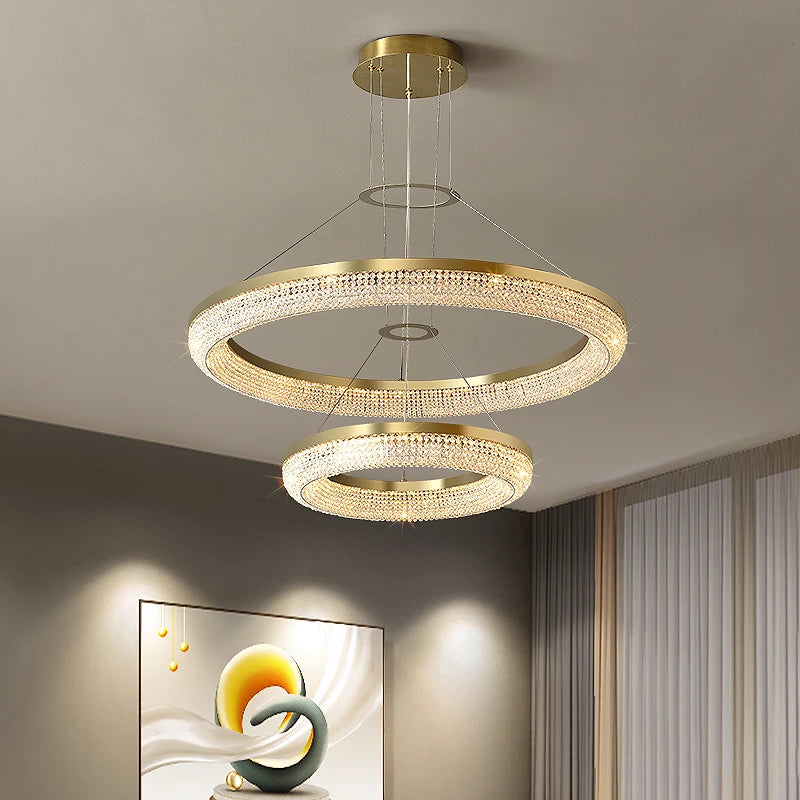 Buy Zenith Round Crystal Chandlier