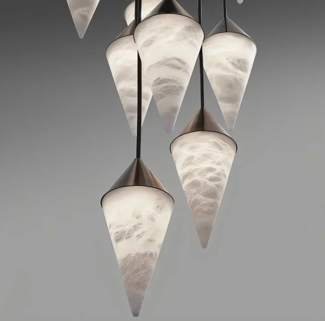 ConusAlabasterChandelier