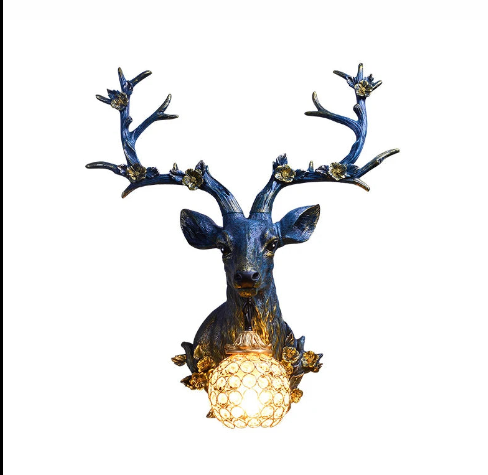 Decorative Deer Head Wall Lamp