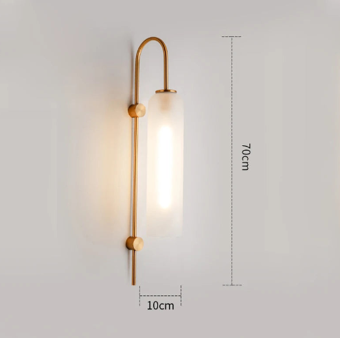 Elegant Akis Glass Wall Lamp