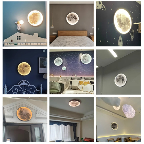 Elegant Astro Moon Wall Lamp