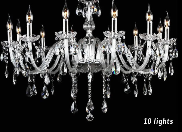 Elegant Brigitte Chandelier-Clear