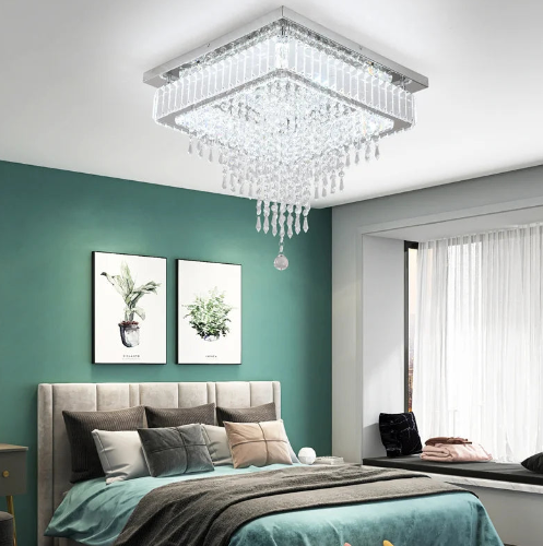 Elegant Candide Square Ceiling Light