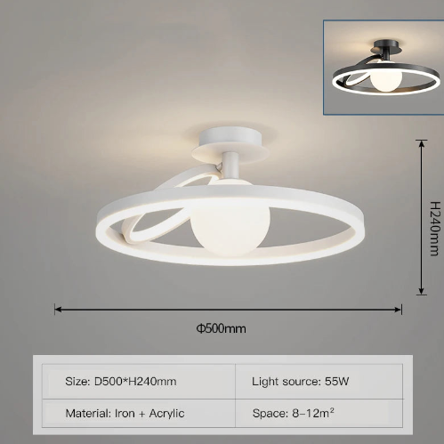 Elegant Hring Ceiling Light