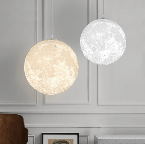 Elegant Lunar Pendant Light