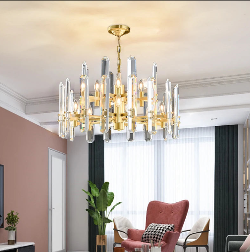 Elegant Prizma Round Chandelier