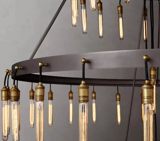 ElegantSidero3-TierRoundChandelier