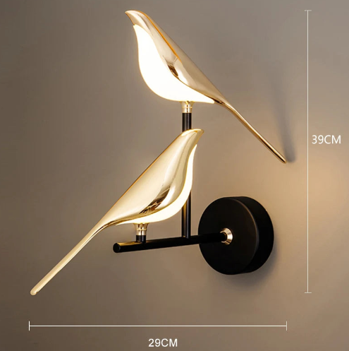 Elegant Swallow Wall Lamp