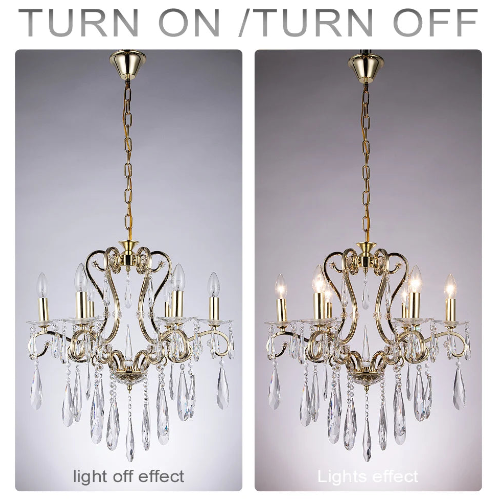 Elegant Taqlidi Chandelier Light