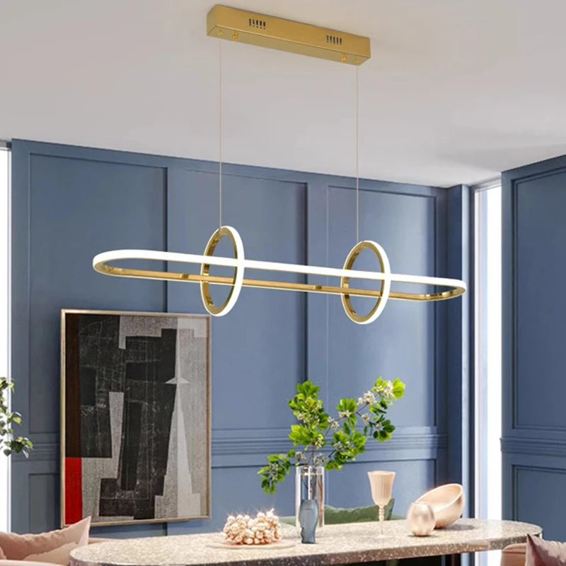 Elegant Claritas Linear Chandelier