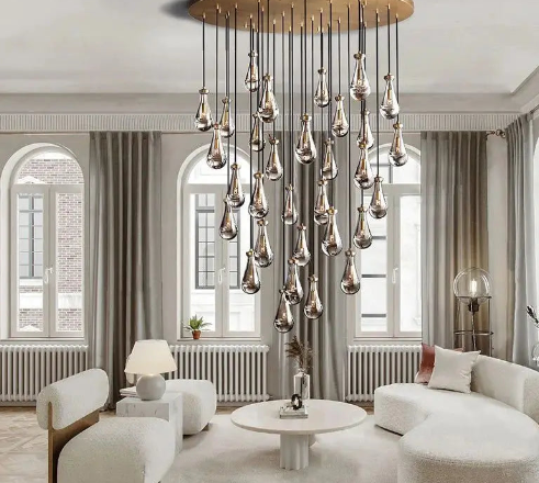 Elegant_Pulcher_Glass_Tears_Chandelier