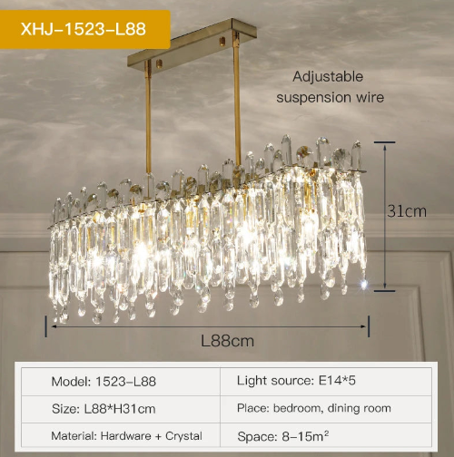 Excellent Jameel Crystal Chandelier