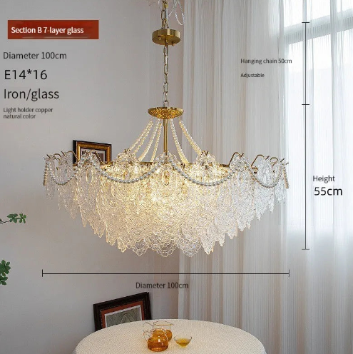 Fantastic Bariq Glass Chandelier