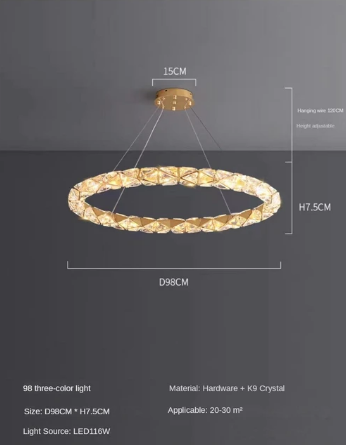 Fantastic Gratian Round Chandelier