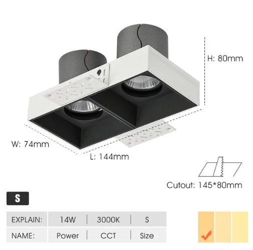 Fantastic Meira Trimless LED Downlight