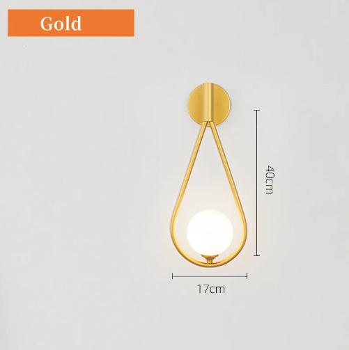 Gold Embrace Wall Lamp