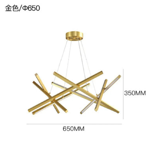 GoldSize650mmMaseuChandelier