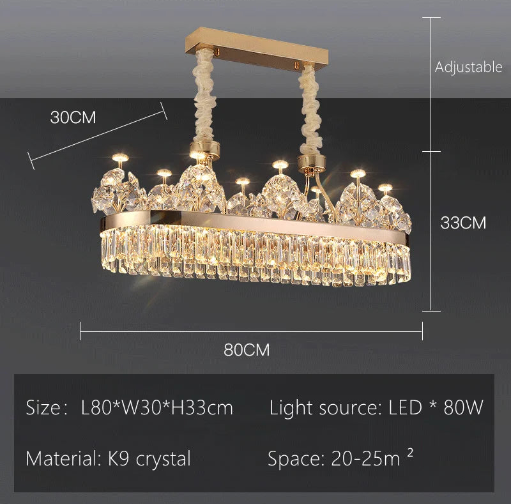 Greatest Adipa Linear Chandelier