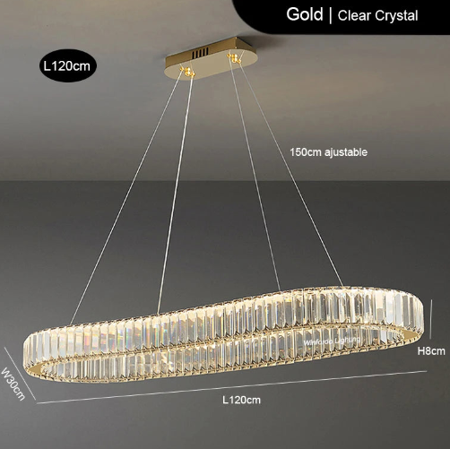 Greatest Almuealaq Oval Rings Chandelier